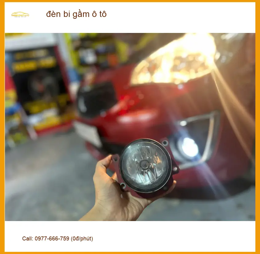 Anh Duy độ đèn bi gầm ô tô Kia Sonet tại Quận 7 để cải thiện tầm nhìn ban đêm ảnh thực tế 5