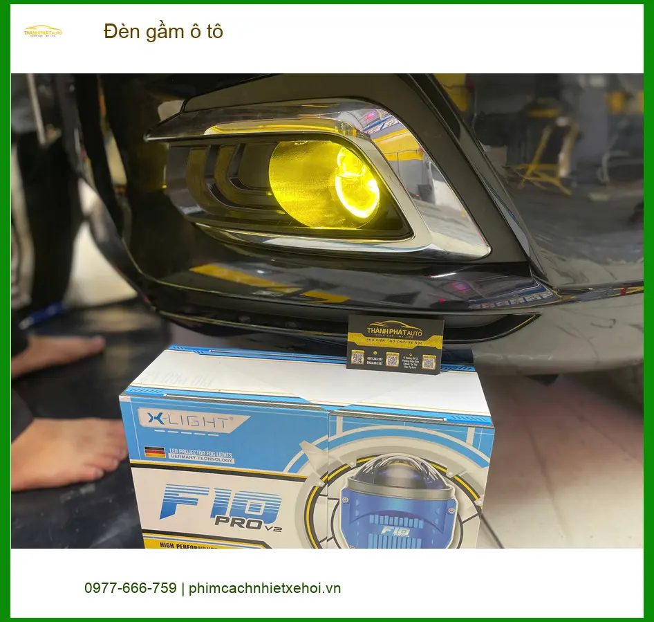 Anh Khang lắp đèn gầm ô tô cho Suzuki XL7 tại Quận 12 vì đèn zin yếu khi đi đường tối ảnh thực tế 2