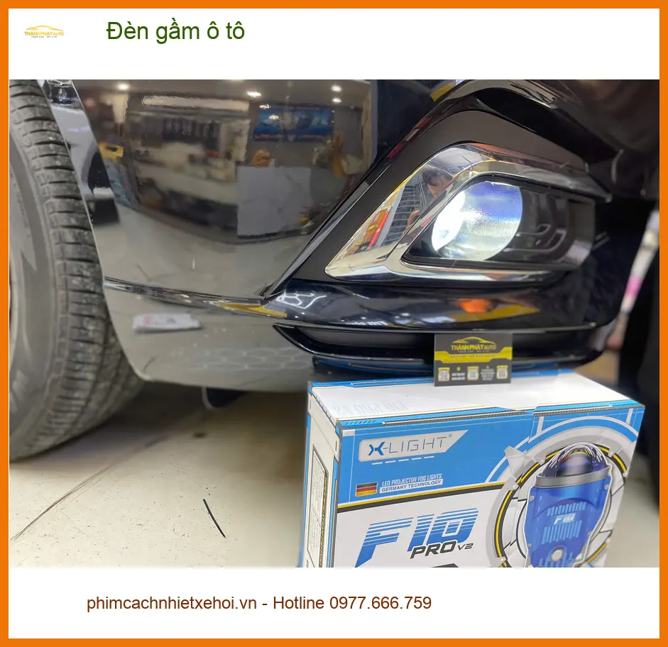 Anh Khang lắp đèn gầm ô tô cho Suzuki XL7 tại Quận 12 vì đèn zin yếu khi đi đường tối ảnh thực tế 3