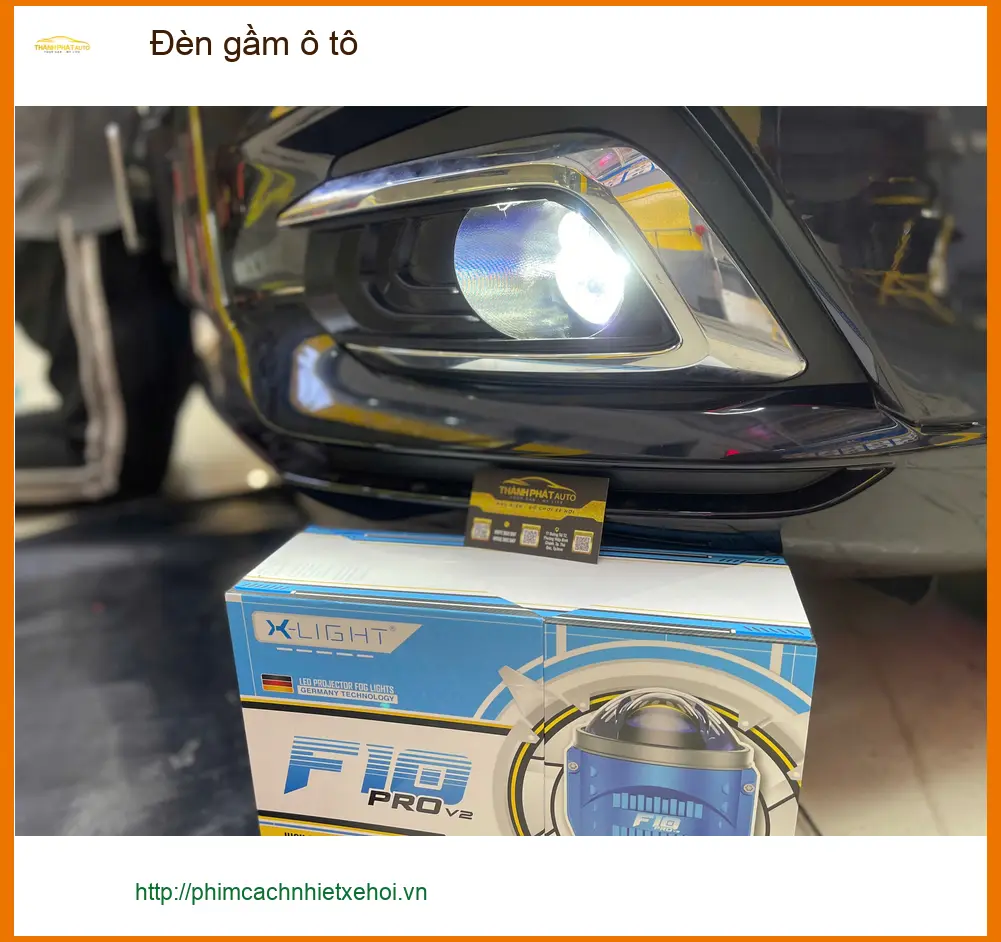 Anh Khang lắp đèn gầm ô tô cho Suzuki XL7 tại Quận 12 vì đèn zin yếu khi đi đường tối ảnh thực tế 5