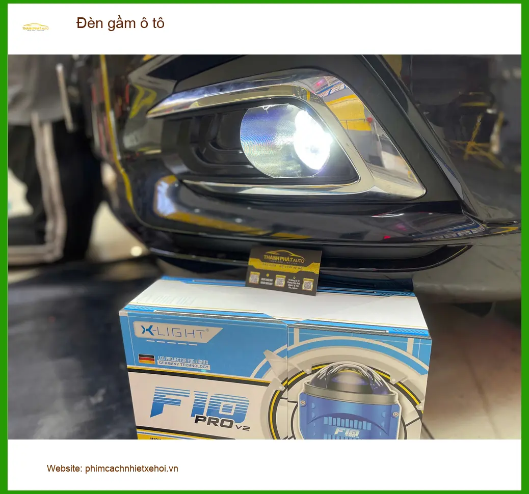 Anh Khang độ đèn gầm ô tô Honda CRV tại Quận 2 để cải thiện tầm nhìn ảnh thực tế 4