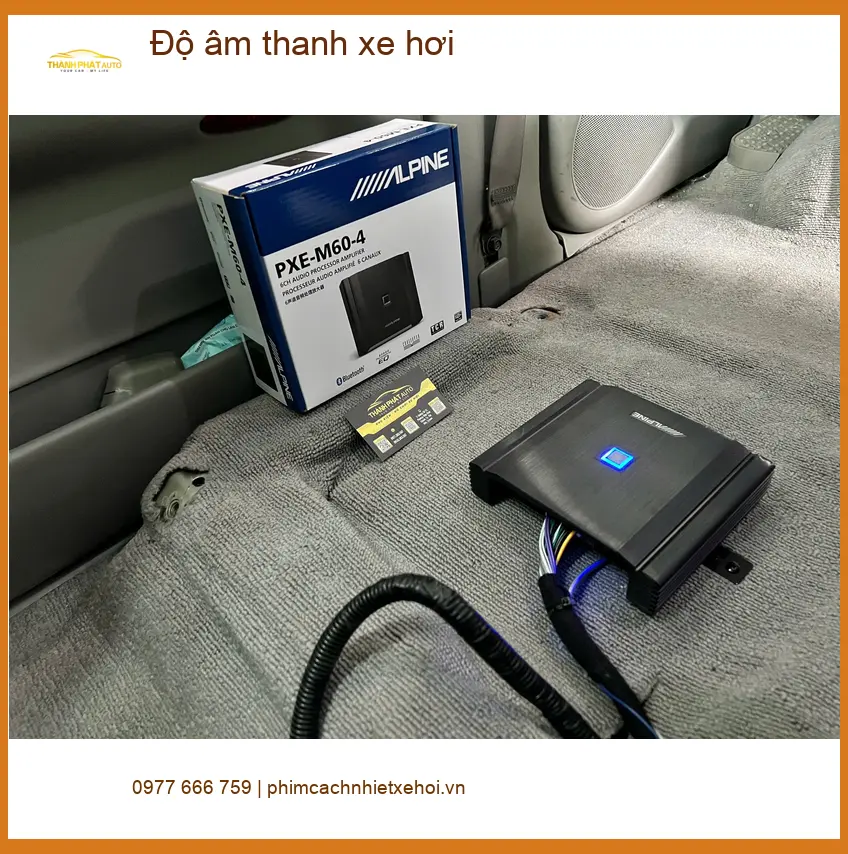 Chú Minh độ âm thanh xe hơi Toyota Camry tại Hóc Môn vì âm zin kém ảnh thực tế 3
