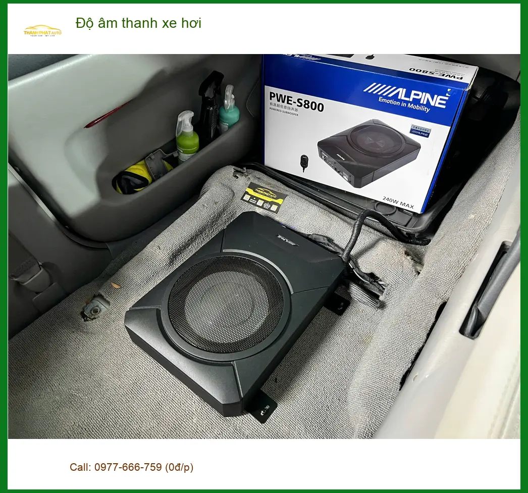 Chú Minh độ âm thanh xe hơi Toyota Camry tại Hóc Môn vì âm zin kém ảnh thực tế 4