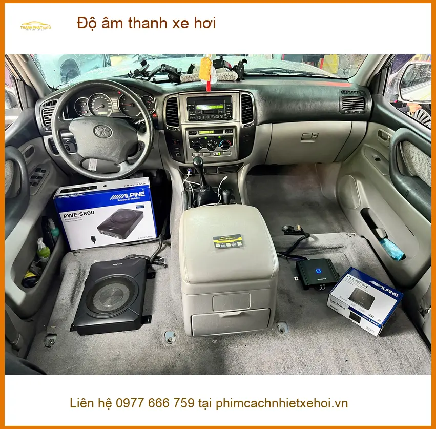 Anh Khang độ âm thanh xe hơi Honda CRV tại Quận 9 nâng tầm giải trí ảnh thực tế 2