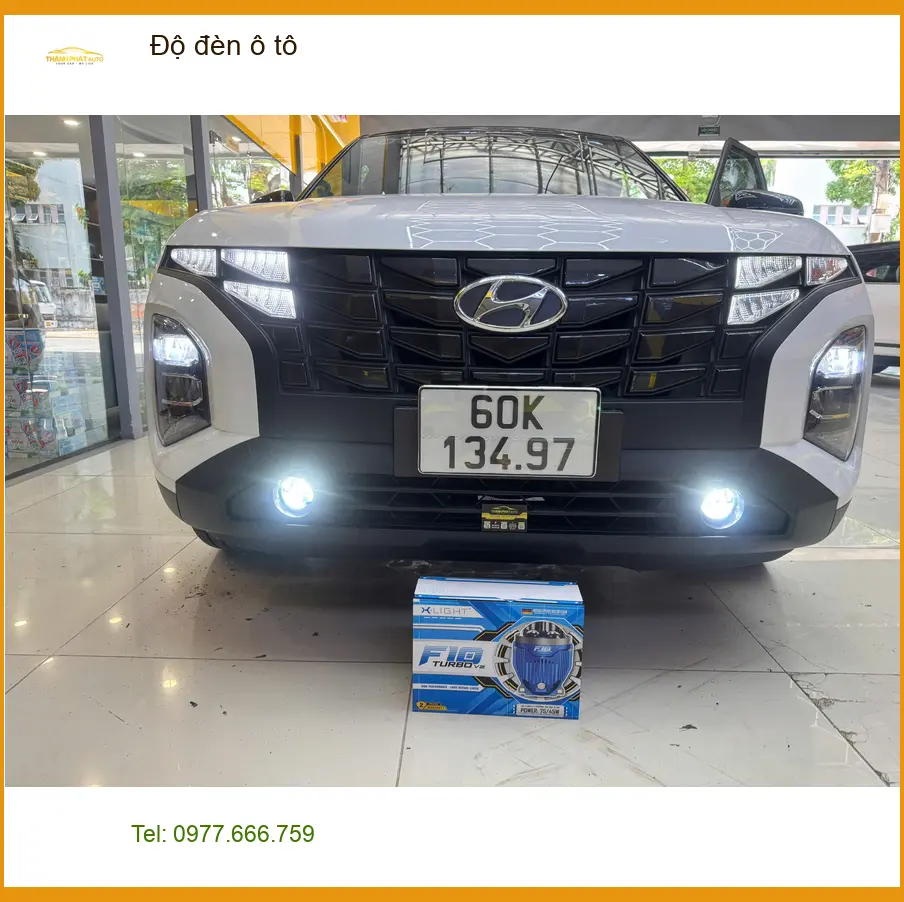 Chị Minh độ đèn ô tô Mazda 3 tăng sáng an toàn tại Quận Gò Vấp