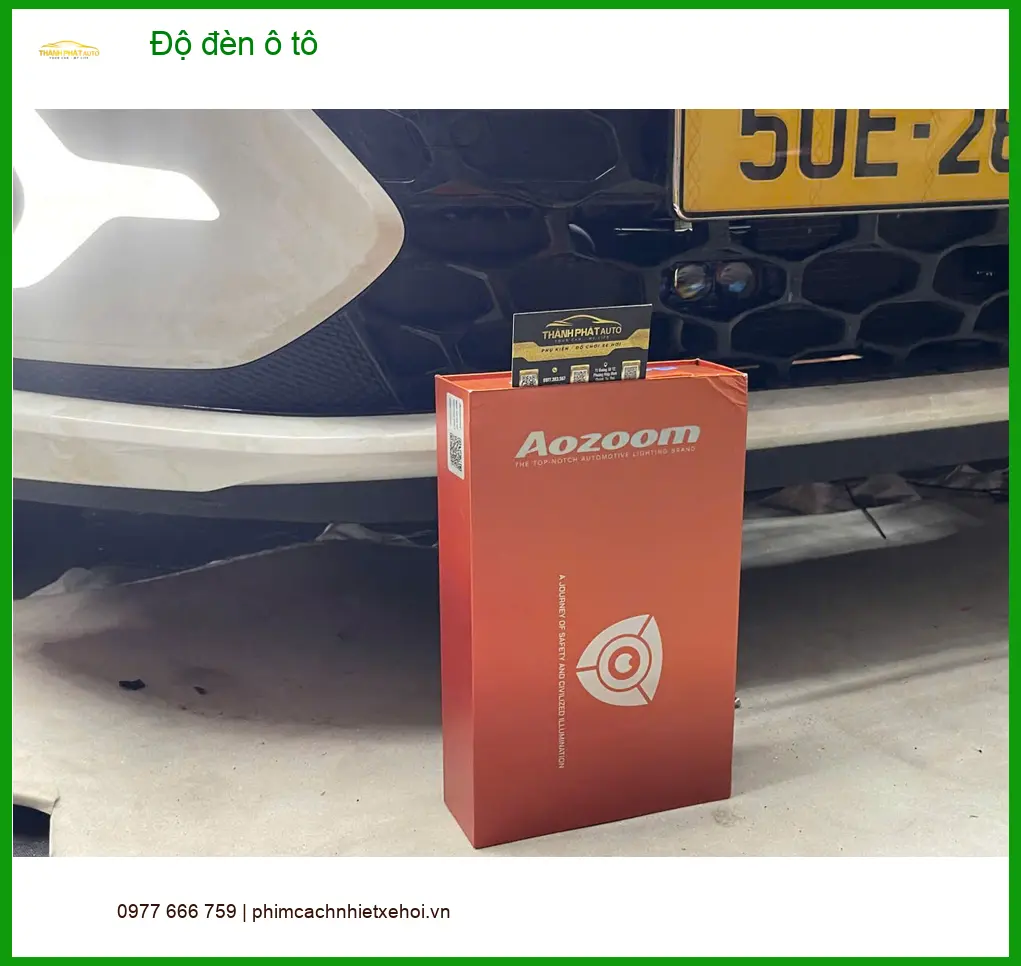 Anh Quốc độ đèn ô tô Mazda 3 tại Quận 6 vì đèn zin không đủ sáng ảnh thực tế 2
