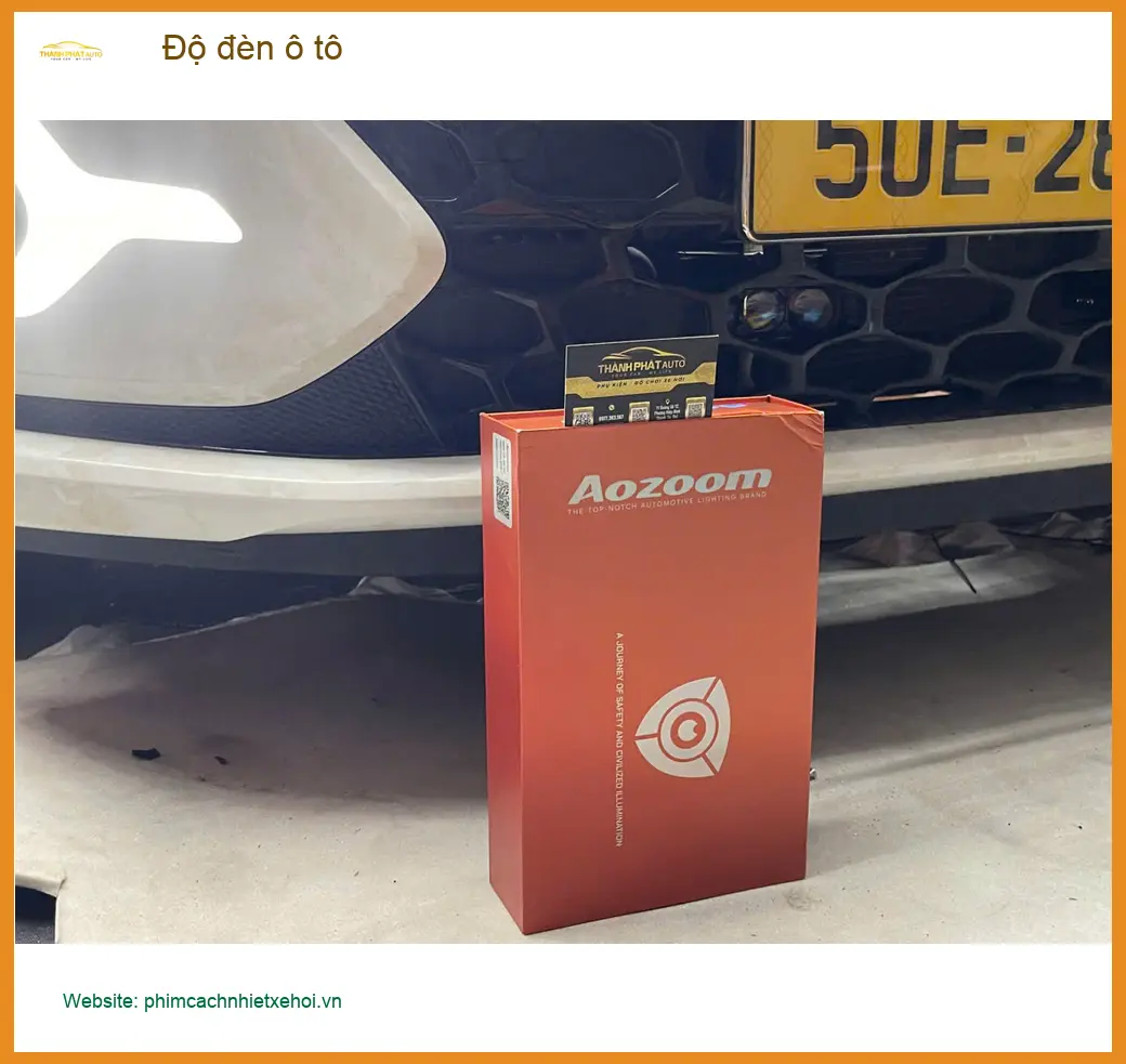 Anh Thạch độ đèn ô tô Honda CRV tại Quận 3 vì đèn zin không còn sáng rõ khi đi đêm ảnh thực tế 2