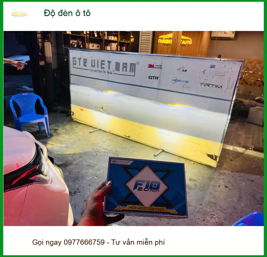 Anh Tuấn Kiệt độ đèn ô tô Hyundai Creta tại Bình Thạnh vì đèn yếu ảnh thực tế 5