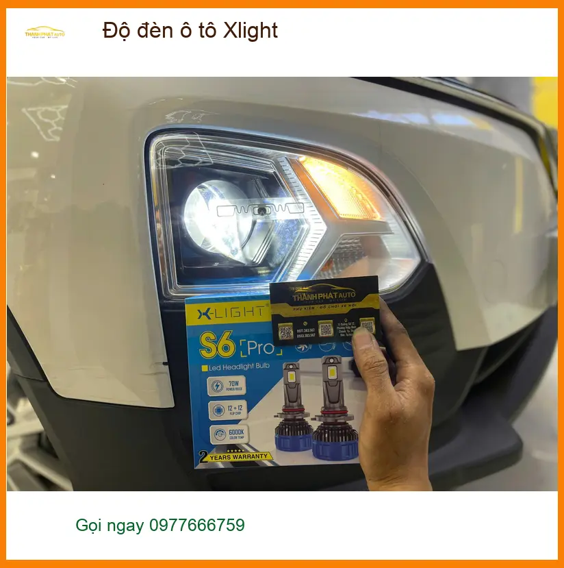 Anh Tùng nâng cấp đèn Xlight cho Kia K3 tại Quận 12 để tăng cường sáng ảnh thực tế 3