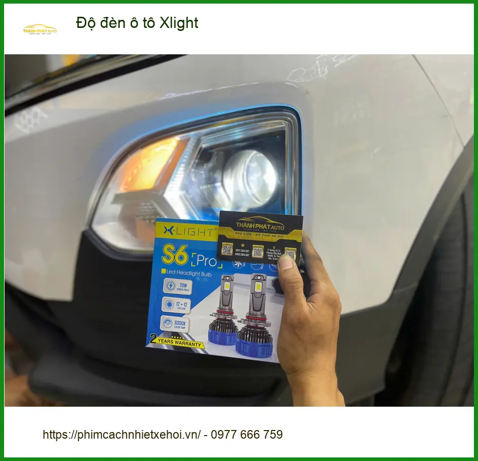 Anh Quang Minh độ đèn ô tô Xlight cho Hyundai Elantra tại Quận Bình Tân ảnh thực tế 3