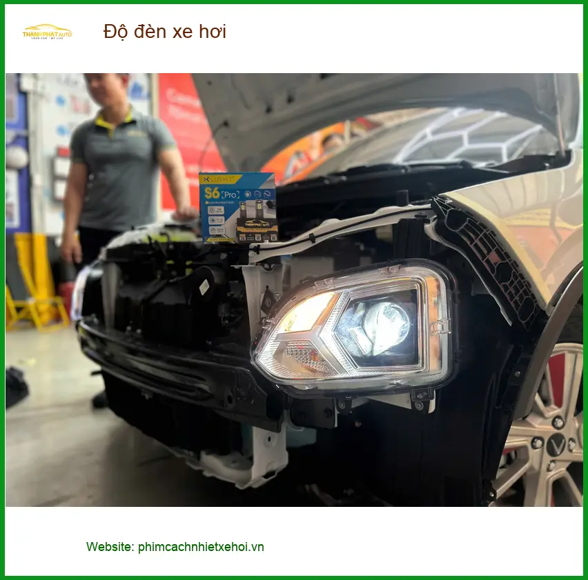Anh Tấn độ đèn xe hơi Mitsubishi Xpander tại Phú Nhuận để sáng hơn ảnh thực tế 2