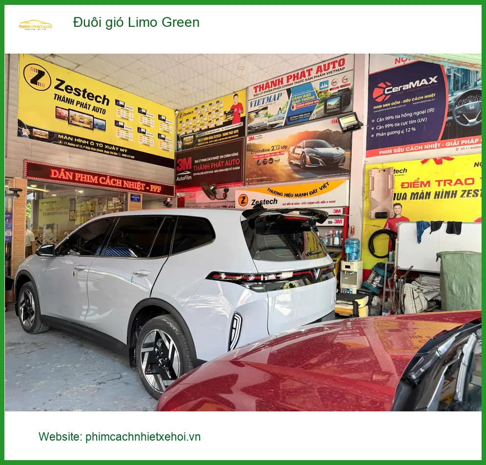 Chú Dũng lắp Đuôi gió Limo Green cho Honda Civic tại Gò Vấp để xe thể thao hơn ảnh thực tế 2
