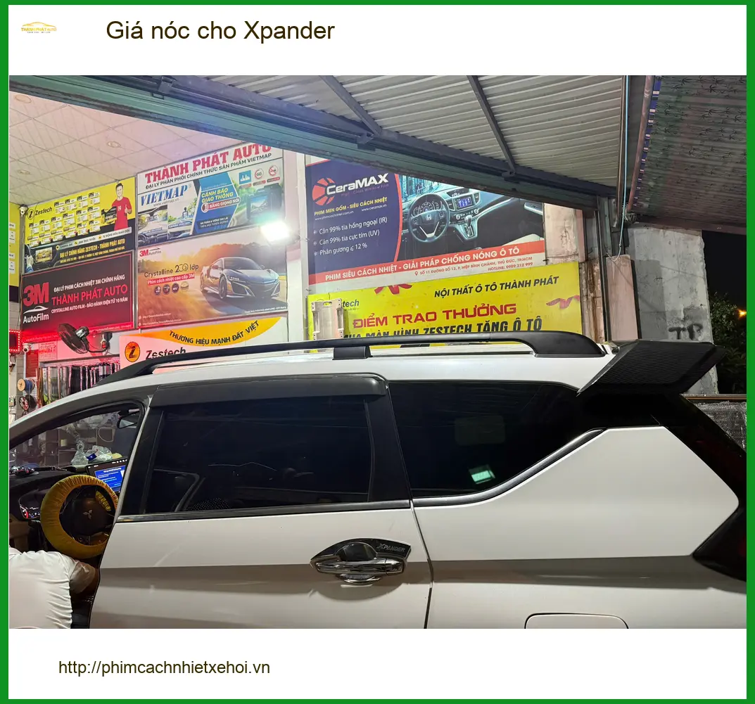 Anh Nhật lắp giá nóc cho Xpander ở Quận 9 để chở đồ đi dã ngoại cuối tuần ảnh thực tế 2