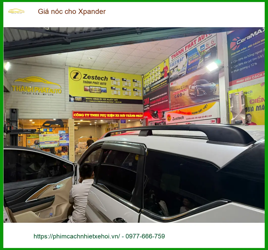 Chú Minh lắp giá nóc cho Xpander tại Quận Thủ Đức để chở đồ đi du lịch tiện hơn ảnh thực tế 3