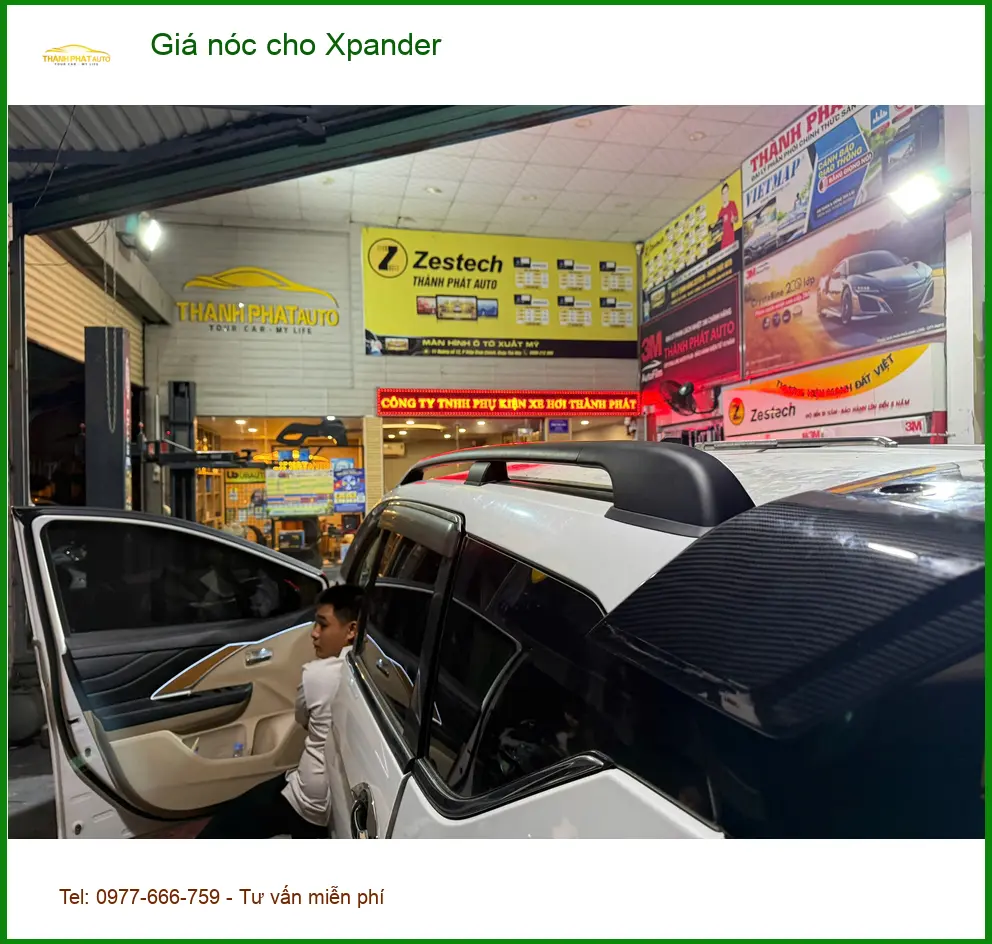 Anh Khải lắp giá nóc cho Mitsubishi Xpander tại Hóc Môn để chở thêm đồ về quê ảnh thực tế 4