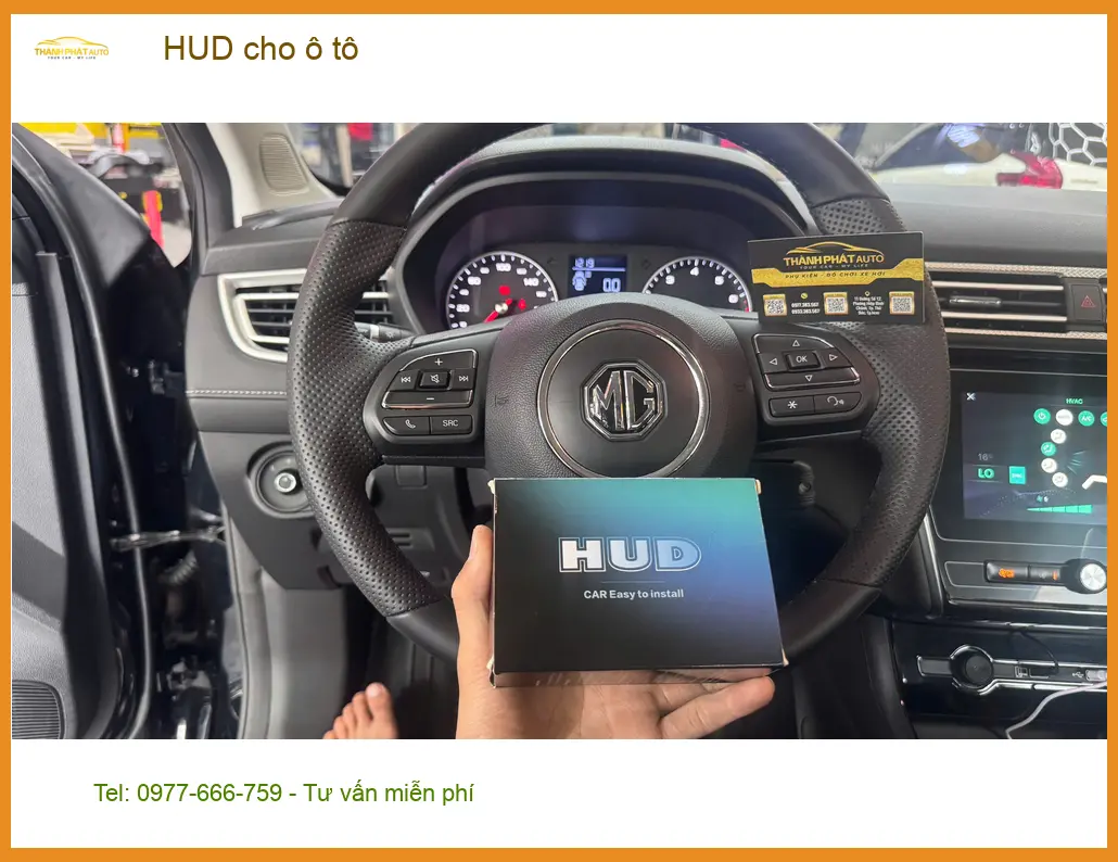 Anh Việt lắp HUD cho ô tô Toyota Camry để lái xe an toàn hơn tại Quận Thủ Đức ảnh thực tế 4