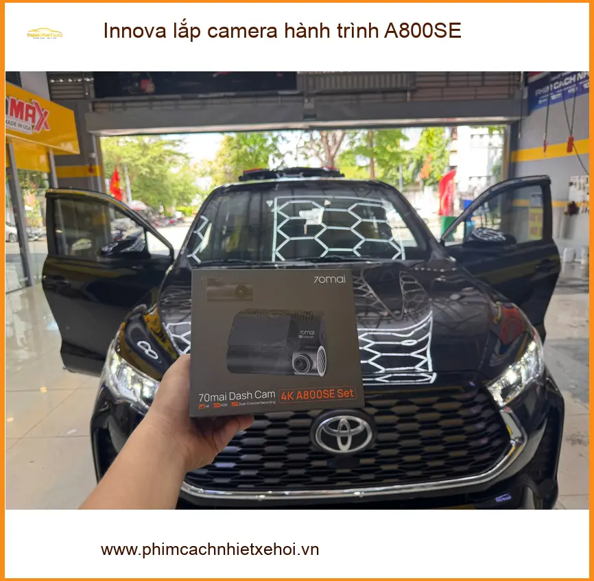 Bác Hùng lắp camera hành trình A800SE Innova tại Quận Bình Thạnh uy tín ảnh thực tế 5