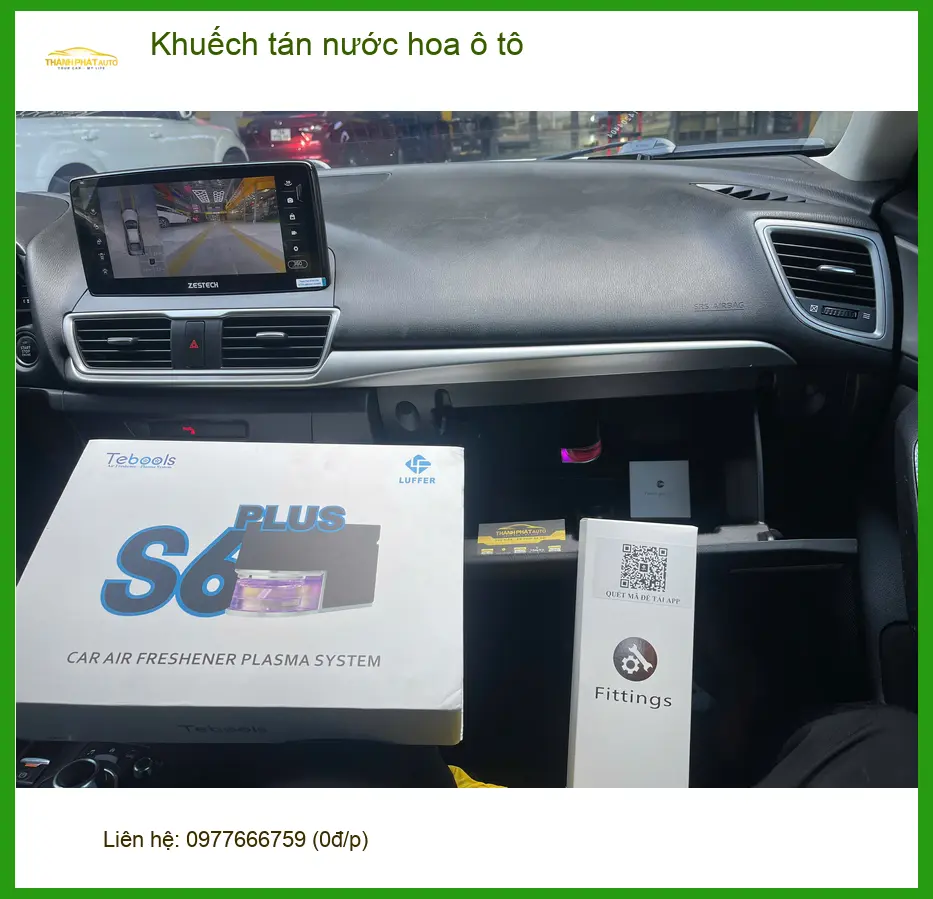 Anh Quang lắp khuếch tán nước hoa ô tô cho Hyundai Accent ở Quận 1 để không gian xe luôn thơm mát ảnh thực tế 4