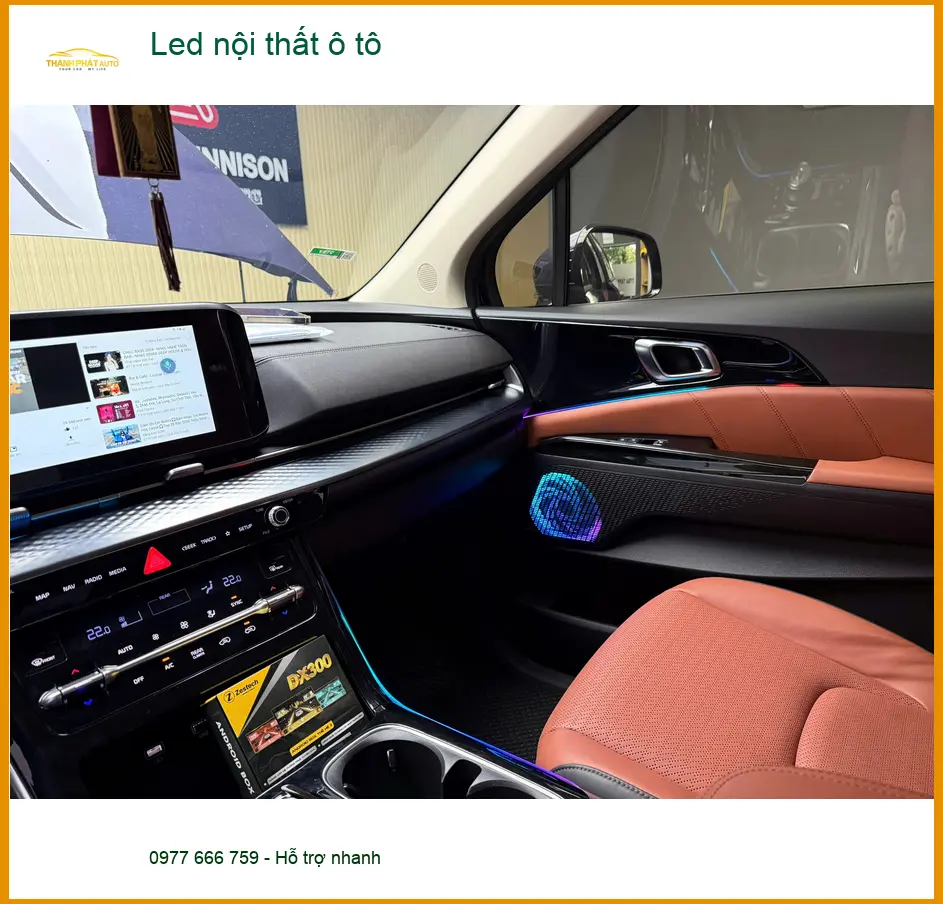Anh Khôi lắp Led nội thất ô tô cho Honda CRV tại Quận 10 tạo không gian thư giãn