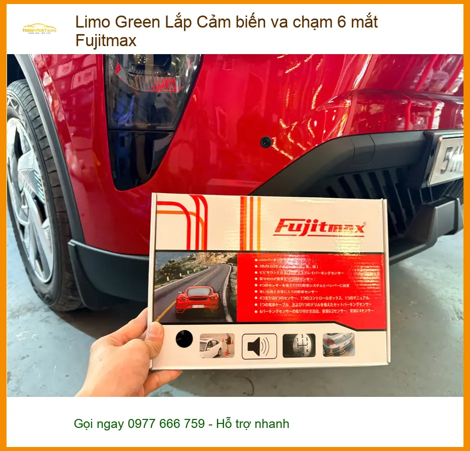 Anh Quốc lắp Cảm biến va chạm 6 mắt Fujitmax cho Hyundai Accent Limo Green tại Quận Gò Vấp ảnh thực tế 2