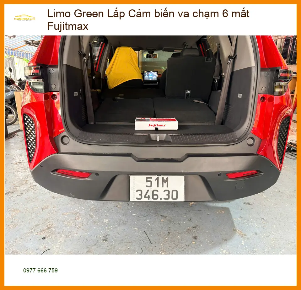 Anh Quốc lắp Cảm biến va chạm 6 mắt Fujitmax cho Hyundai Accent Limo Green tại Quận Gò Vấp ảnh thực tế 4