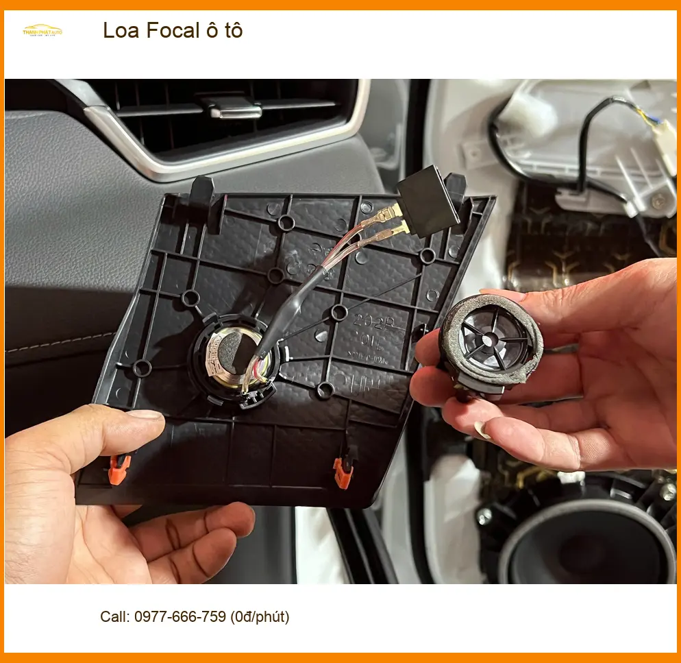 Chú Tiến nâng cấp Loa Focal ô tô cho Toyota Raize tại Quận 9 để âm thanh chuẩn hơn ảnh thực tế 2