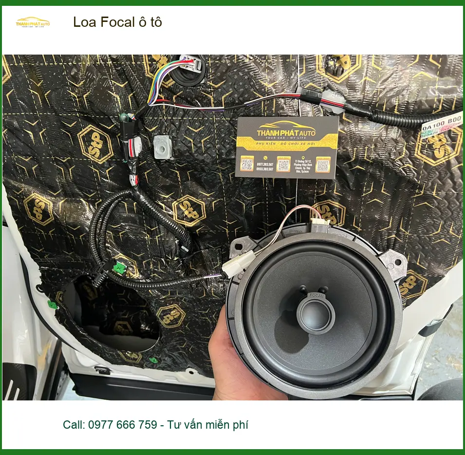 Anh Đức Thịnh nâng cấp Loa Focal ô tô cho Mitsubishi Triton tại Quận 12 ảnh thực tế 3