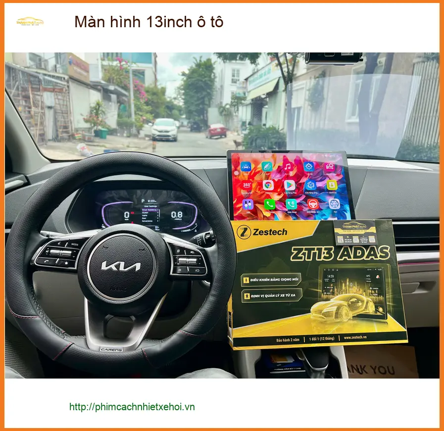 Anh Tấn lắp Màn hình 13inch ô tô Mazda CX5 tại Gò Vấp uy tín ảnh thực tế 3