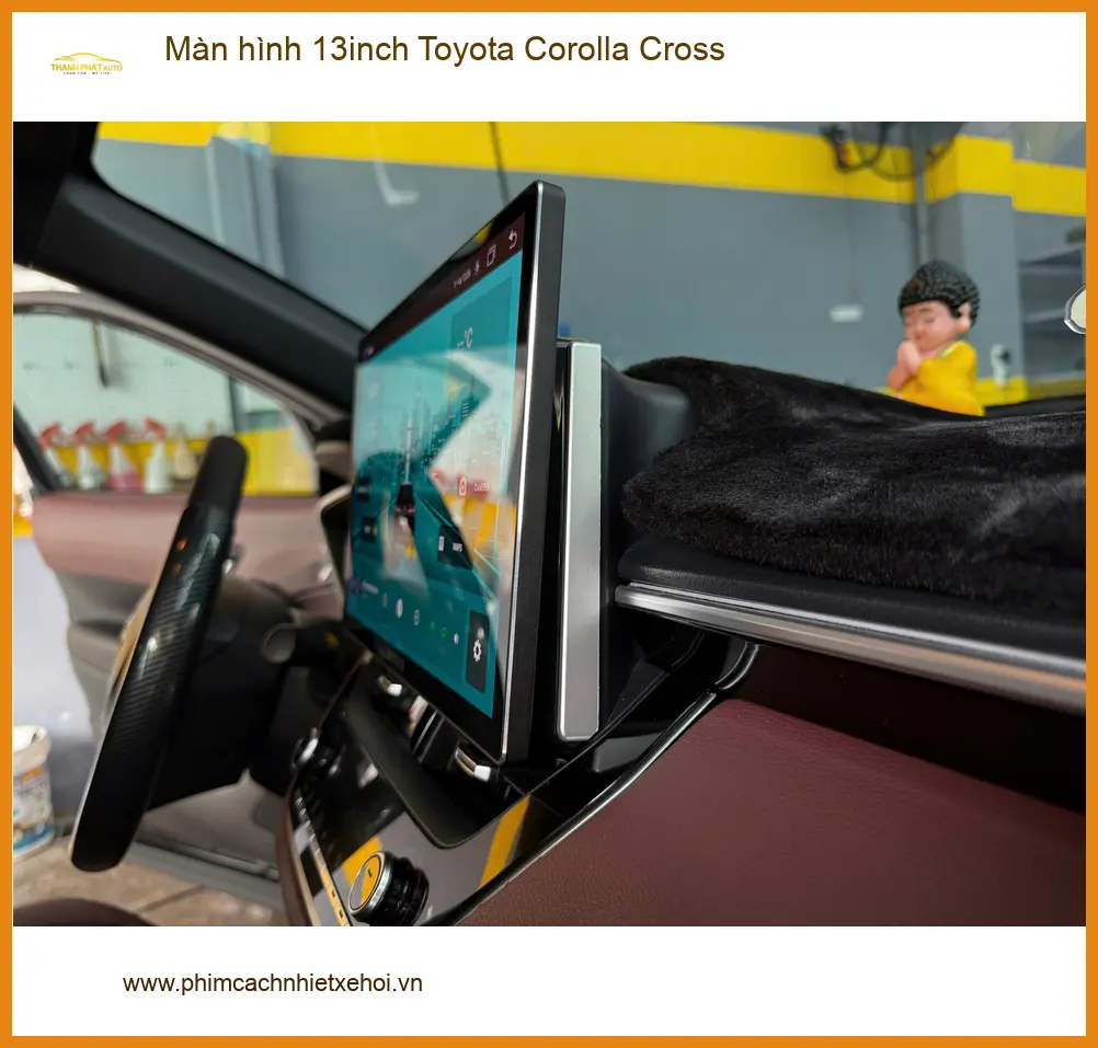 Anh Tùng nâng cấp màn hình 13inch cho Toyota Corolla Cross ở Quận 7 ảnh thực tế 3