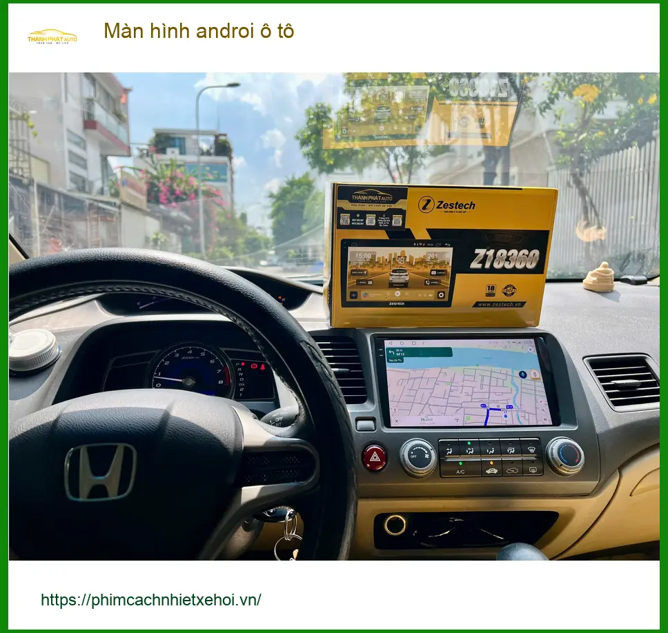 Chị Thảo lắp màn hình Android ô tô cho Hyundai Accent tại Quận Thủ Đức ảnh thực tế 2