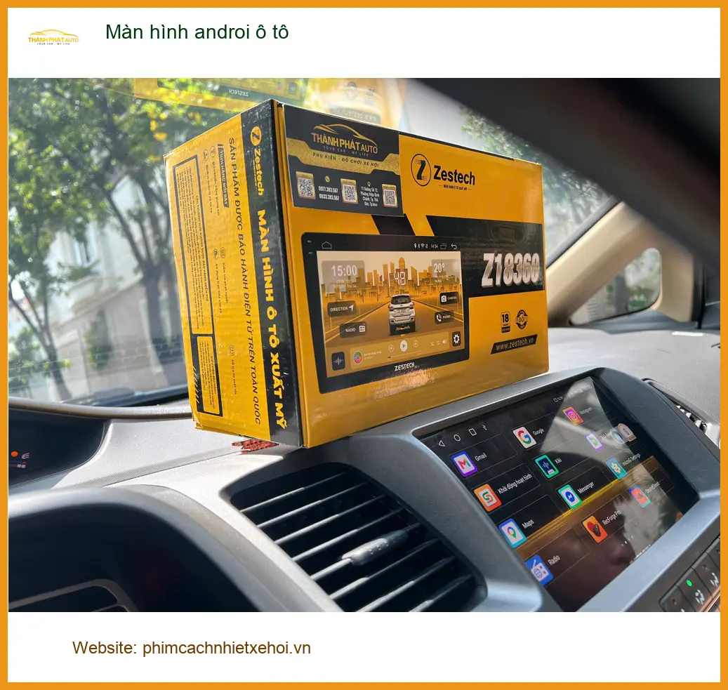 Chị Thảo lắp màn hình Android ô tô cho Hyundai Accent tại Quận Thủ Đức ảnh thực tế 3