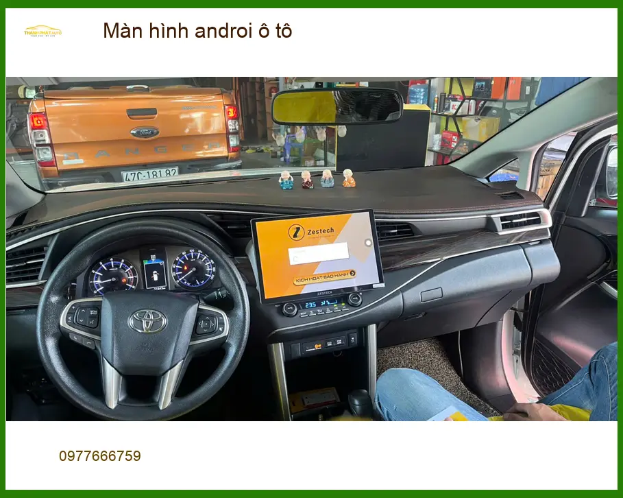 Anh Tùng lắp màn hình androi ô tô cho Kia K3 tại Quận 12 vì màn hình zin đã lỗi thời ảnh thực tế 4