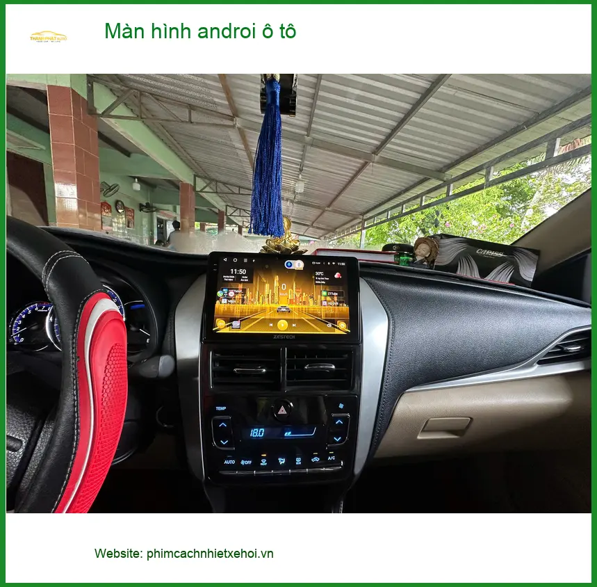 Chị Hồng lắp màn hình Android ô tô cho Honda CRV tại Quận 12 để tiện đường đi làm ảnh thực tế 2
