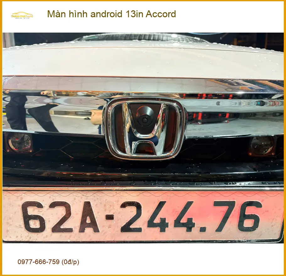 Chú Ba lắp màn hình Android 13in Accord Quận 12 xem bản đồ, giải trí tiện lợi ảnh thực tế 3