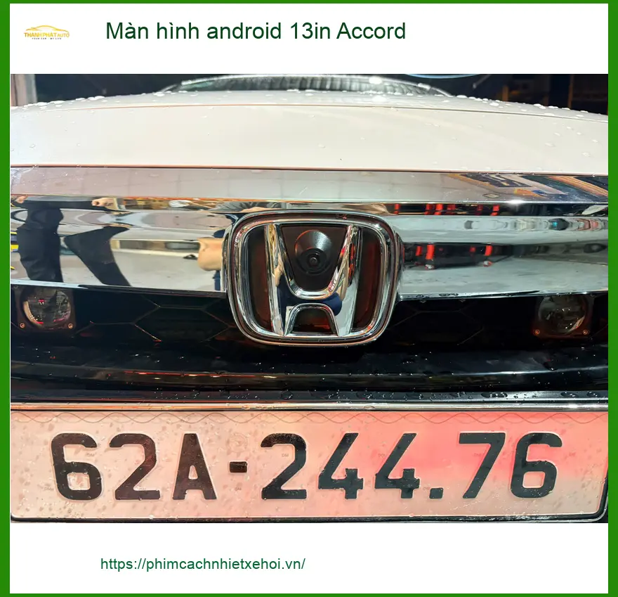 Anh Khải lắp Màn hình Android 13in cho Accord tại Hóc Môn vì màn zin thiếu tính năng ảnh thực tế 4