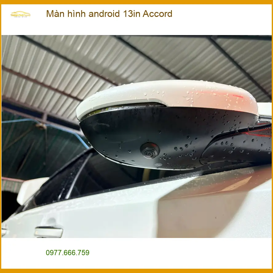 Anh Khải lắp Màn hình Android 13in cho Accord tại Hóc Môn vì màn zin thiếu tính năng ảnh thực tế 5