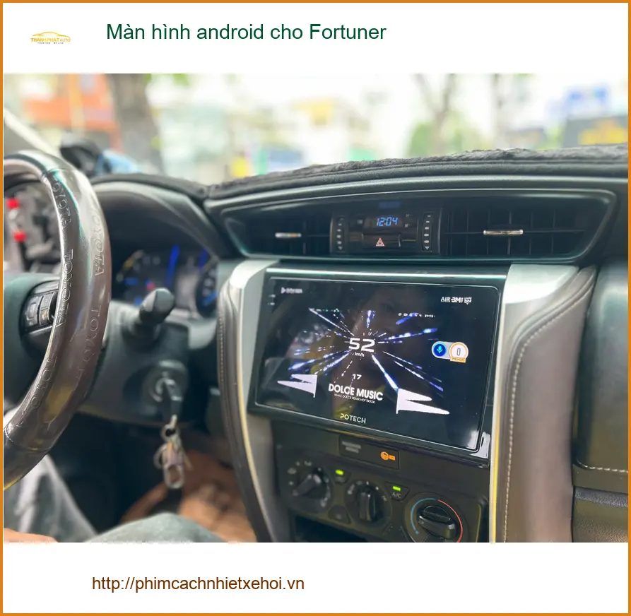 Anh Khải lắp Màn hình Android cho Fortuner Quận 5 nâng tầm trải nghiệm lái ảnh thực tế 2