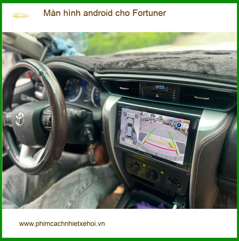 Anh Khải lắp Màn hình Android cho Fortuner Quận 5 nâng tầm trải nghiệm lái ảnh thực tế 3