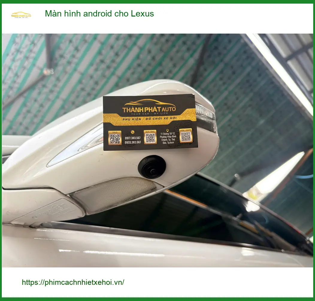 Anh Khang lắp màn hình Android cho Lexus RX 350 tại Quận Bình Tân để lái xe tiện nghi hơn