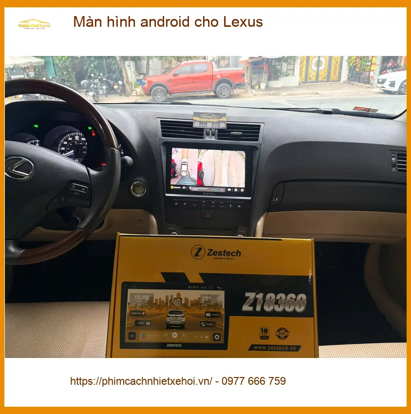 Anh Khang lắp màn hình Android cho Lexus RX 350 tại Quận Bình Tân để lái xe tiện nghi hơn ảnh thực tế 2