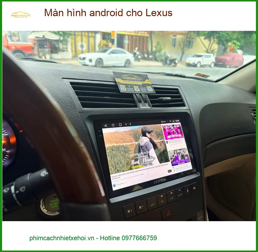 Anh Khang lắp màn hình Android cho Lexus RX 350 tại Quận Bình Tân để lái xe tiện nghi hơn ảnh thực tế 4