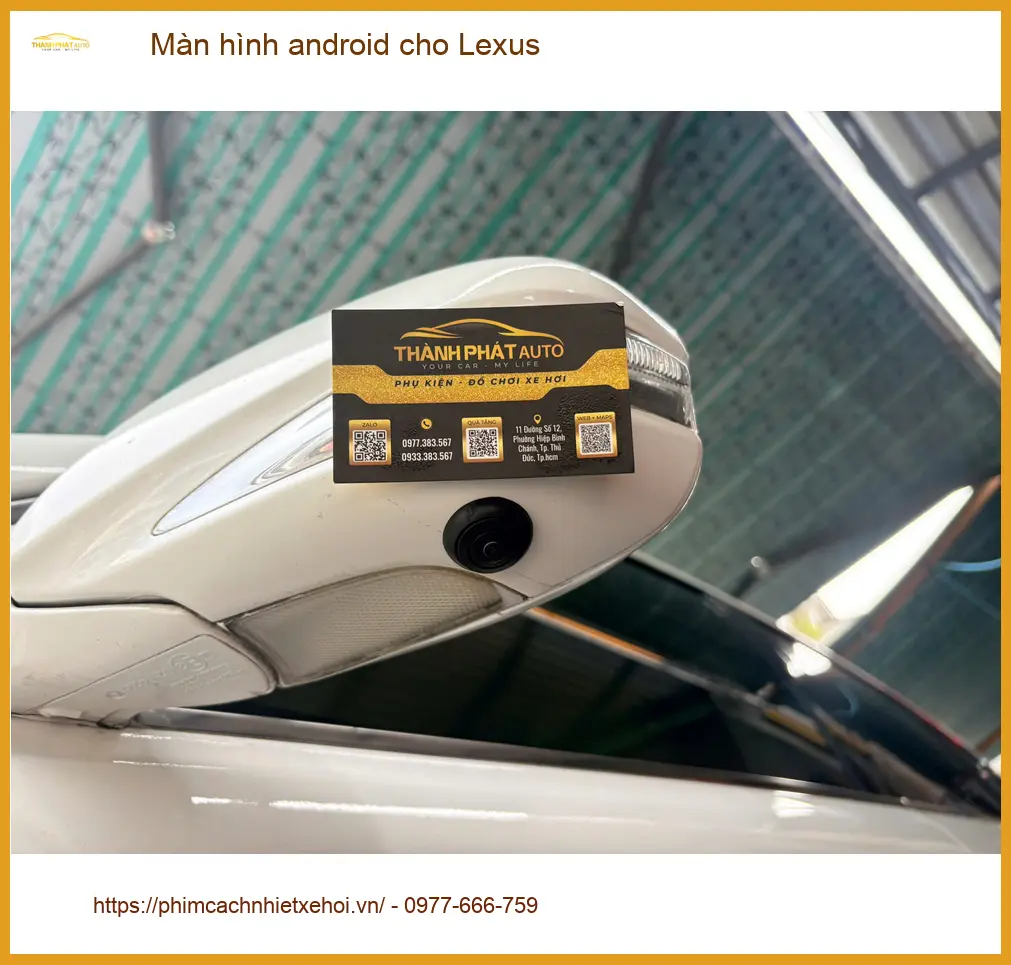 Anh Quang lắp màn hình Zestech cho Lexus ES250 tại Quận 5 ảnh thực tế 5