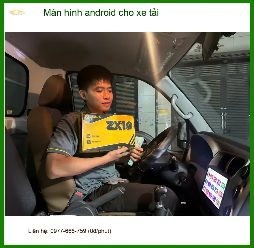 Địa chỉ lắp màn hình Android cho xe tải Hyundai Porter tại Quận 2 uy tín, giá tốt