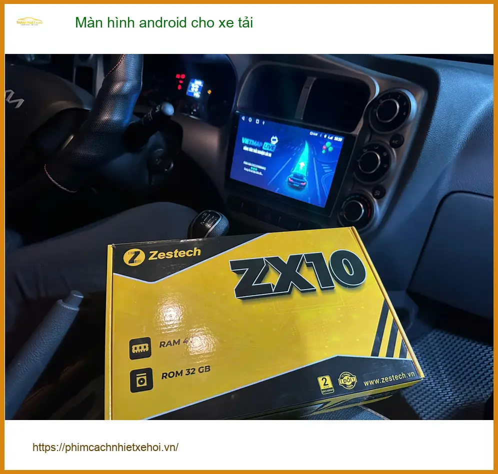 Địa chỉ lắp màn hình Android cho xe tải Hyundai Porter tại Quận 2 uy tín, giá tốt ảnh thực tế 3