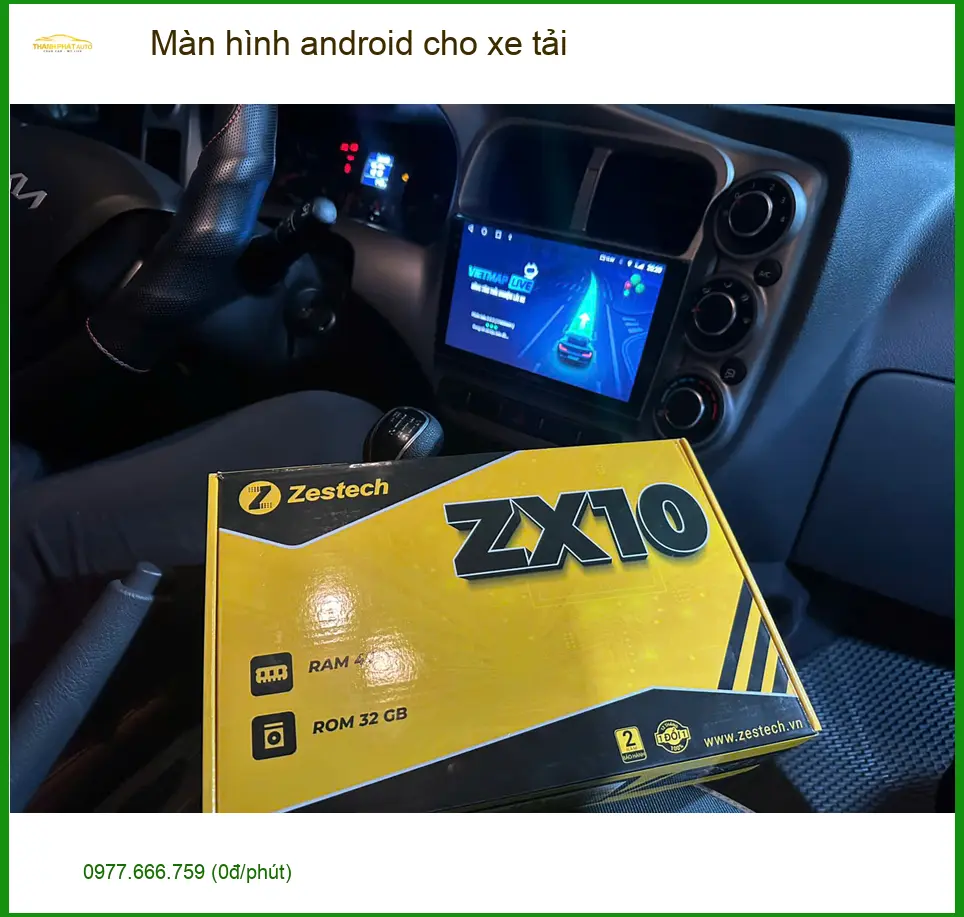 Chú Tùng nâng cấp màn hình Android xe tải tại Quận 9 cần dẫn đường ảnh thực tế 2