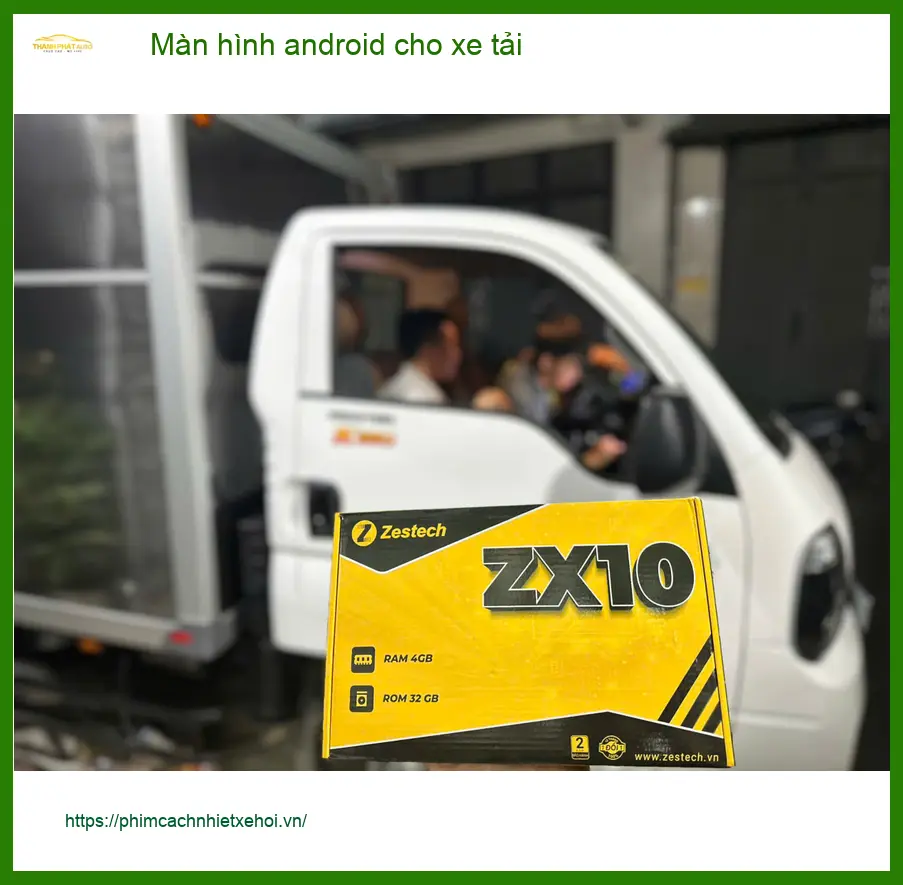 Chú Tùng nâng cấp màn hình Android xe tải tại Quận 9 cần dẫn đường ảnh thực tế 4
