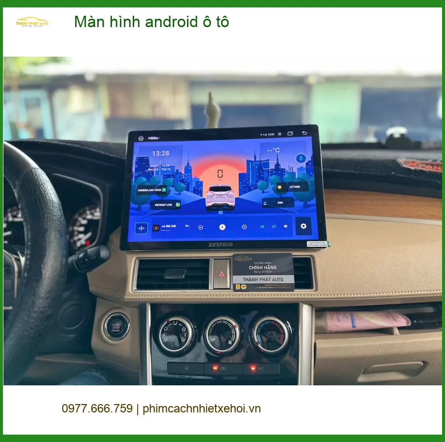 Anh Phi lắp màn hình Android ô tô cho Honda CRV tại Quận 2 để xem bản đồ ảnh thực tế 3