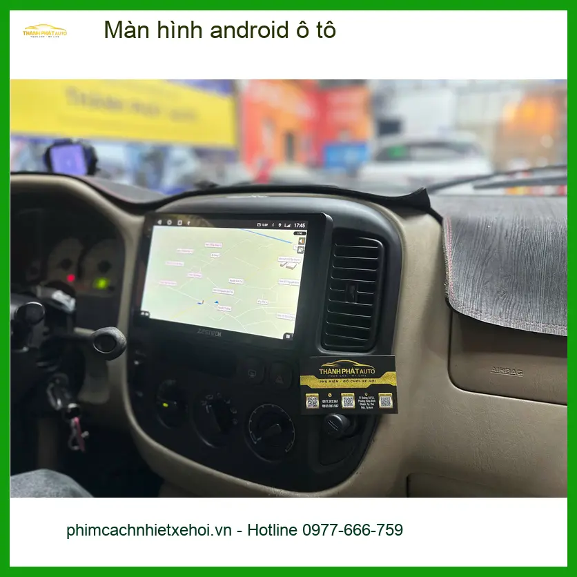 Anh Kiên lắp màn hình Android ô tô Hyundai Creta tại Quận Bình Thạnh vì màn zin quá cũ