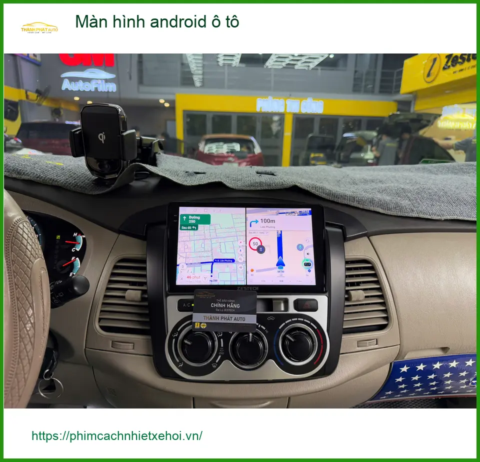 Anh Tài lắp màn hình Android ô tô Zestech cho Ford Ecosport ở Quận 3 vì màn hình cũ chậm