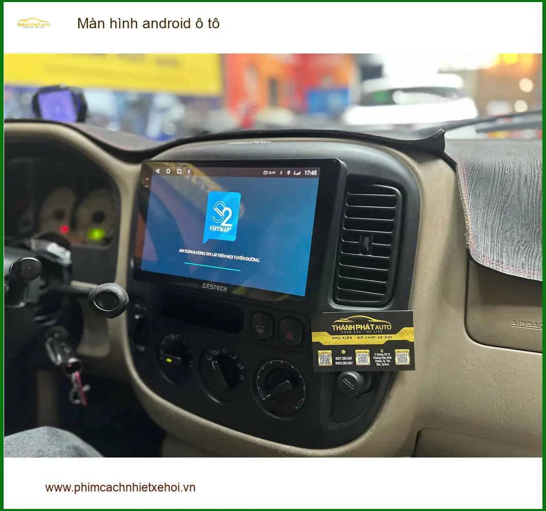 Anh Kiên lắp màn hình Android ô tô Hyundai Creta tại Quận Bình Thạnh vì màn zin quá cũ ảnh thực tế 3